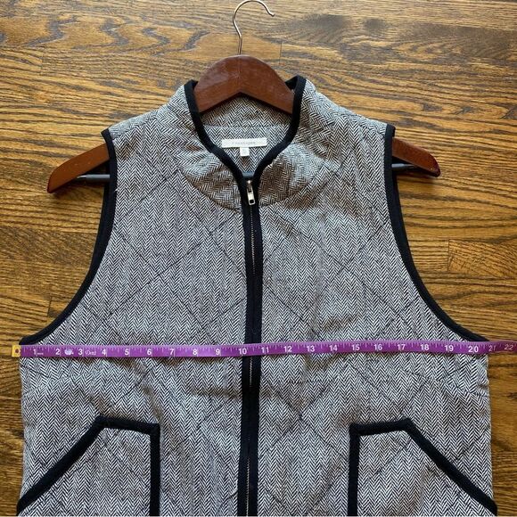 41 Hawthorne Herringbone Vest black white XL preppy classic stitch fix - Picture 6 of 8